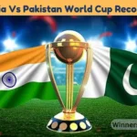 India Vs Pakistan World Cup Records