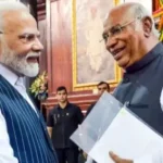 PM Modi and Mallikarjun Kharge Share Rare Smile Honoring Babasaheb Ambedkar