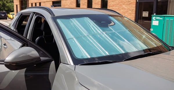 Sun Shade in a Car